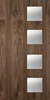 Walnut Veneer - 26G - Glazed Door (FD30)
