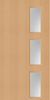 Beech Veneer - 28G - Glazed Fire Door FD60