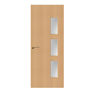 Beech Veneer - 28G - Glazed Door (FD30)