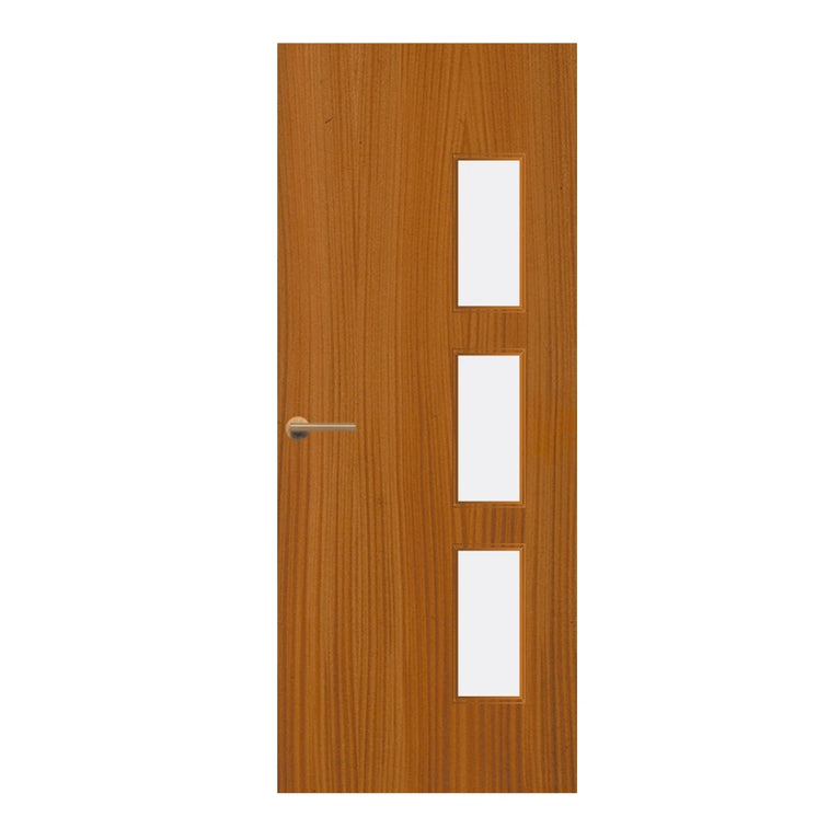 Sapele Veneer - 28G - Glazed Door (FD30)