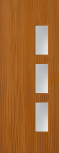 Sapele Veneer - 28G - Glazed Door (FD30)