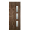 Walnut Veneer - 28G - Glazed Door (FD30)
