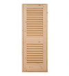 Single Hardwood Louvre door Inc Frame & Cill