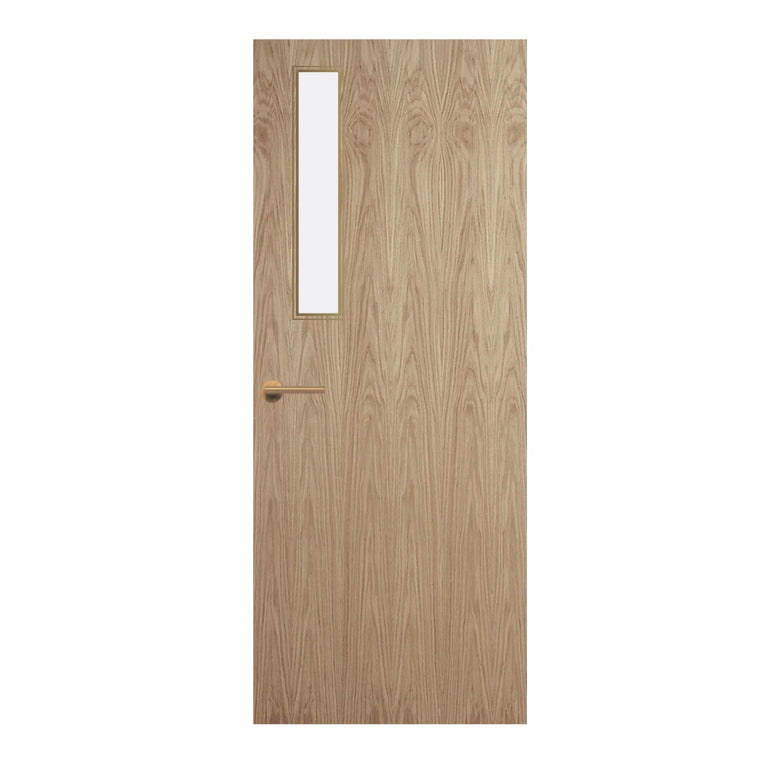 Oak Veneer - 3G - Glazed Door (FD30)