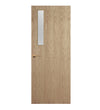 Oak Veneer - 3G - Glazed Door (FD30)