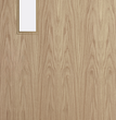 Oak Veneer - 3G - Glazed Door (FD30)