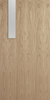 Oak Veneer - 3G - Glazed Door (FD30)