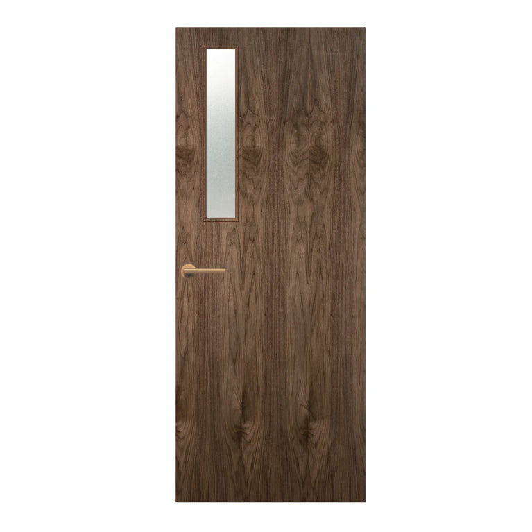 Walnut Veneer - 3G - Glazed Door (FD30)