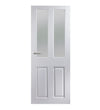 4 Panel Glazed Door Grained (T2-Panel)