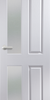4 Panel Glazed Door FD30 Smooth (T&B-Panel)