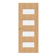 Beech Veneer - 50G - Glazed Door (FD30)