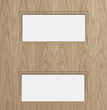 Oak Veneer - 50G - Glazed Door (FD30)