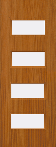 Sapele Veneer - 50G - Glazed Door (FD30)