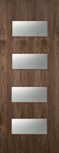 Walnut Veneer - 50G - Glazed Door (FD30)