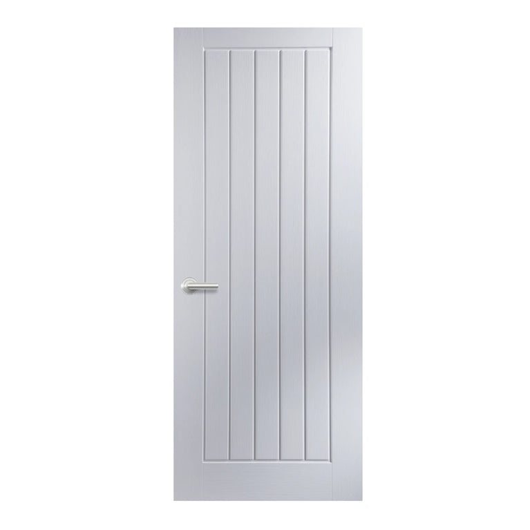 5 Panel Vertical Door Newark Grained
