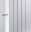 5 Panel Vertical Grained Newark - 1 Panel Side Glazed Door - FD30