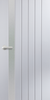 5 Panel Vertical Grained Newark - 1 Panel Side Glazed Door - FD30