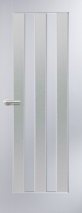 5 Panel Vertical Grained Newark - 3 Panel Glazed Door - FD30