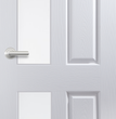 6 Panel Glazed Door FD30 (Smooth/Grained) (T&B-Panel)