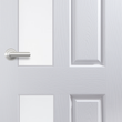 6 Panel Glazed Door FD30 Grained (T&B-Panel)