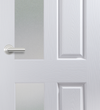 6 Panel Glazed Door FD30 Grained (T&B-Panel)