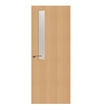 Beech Veneer - 7G - Glazed Door (FD30)