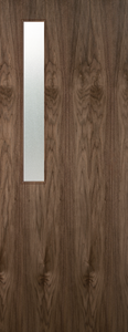 Walnut Veneer - 7G - Glazed Door (FD30)