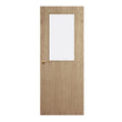 Oak Veneer - 8G - Glazed Door (FD30)