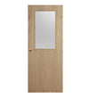 Oak Veneer - 8G - Glazed Door (FD30)