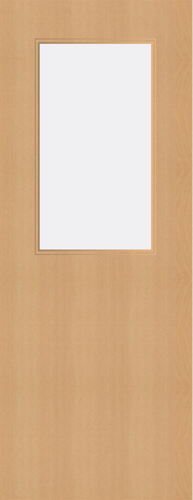 Beech Veneer - 8G - Glazed Door (FD30)