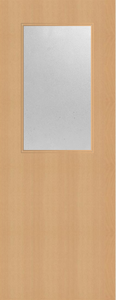 Beech Veneer - 8G - Glazed Door (FD30)
