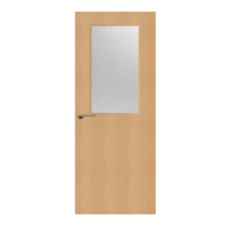 Beech Veneer - 8G - Glazed Door (FD30)