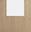 Oak Veneer - 8G - Glazed Door (FD30)