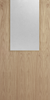 Oak Veneer - 8G - Glazed Door (FD30)