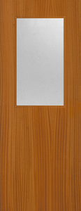 Sapele Veneer - 8G - Glazed Door (FD30)