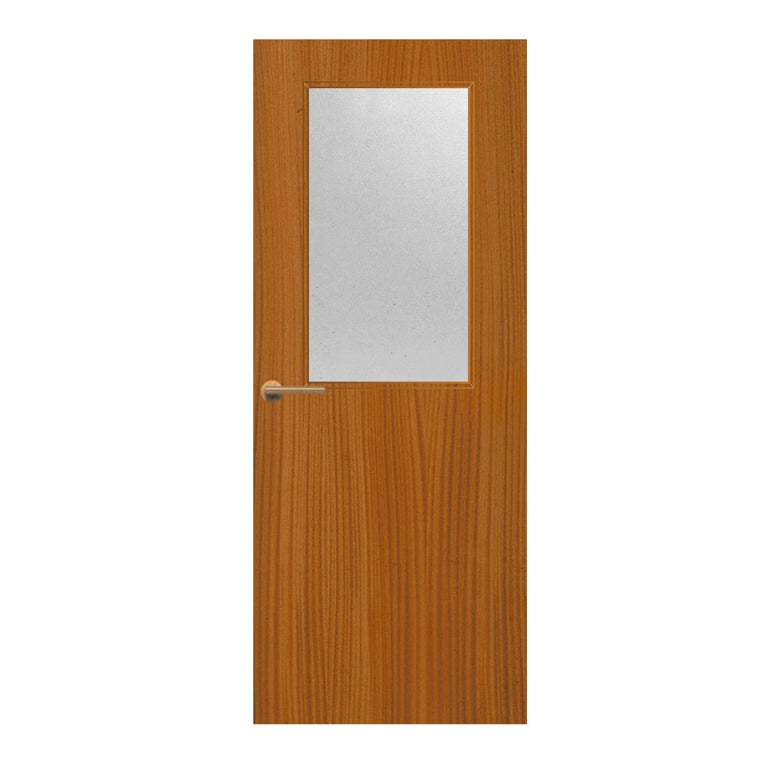 Sapele Veneer - 8G - Glazed Door (FD30)