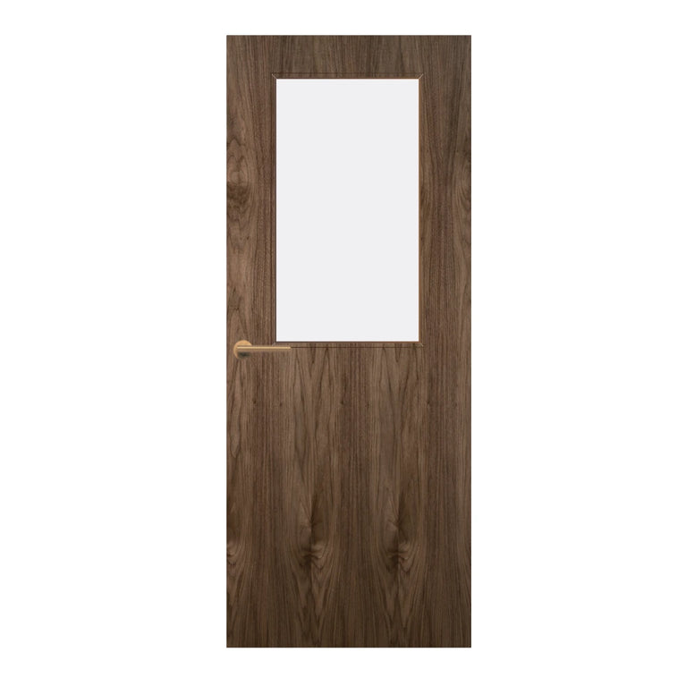 Walnut Veneer - 8G - Glazed Door (FD30)