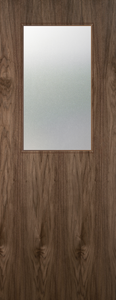 Walnut Veneer - 8G - Glazed Door (FD30)