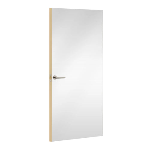 White Linewood FD60 Laminate Door Formica F0949