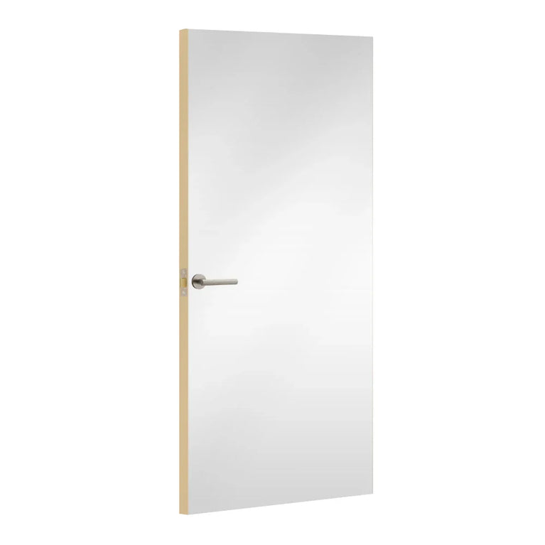 White Linewood FD30 Laminate Door Formica F0949