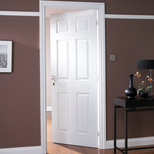 6 Panel Door FD30 Grained