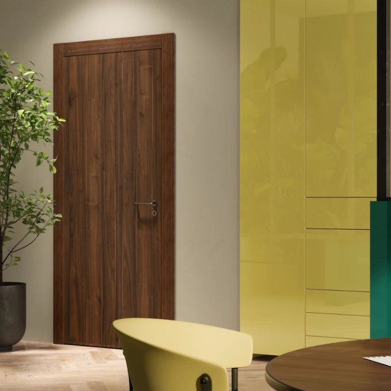 Noyer Tropical Laminate Door N024 Polyrey