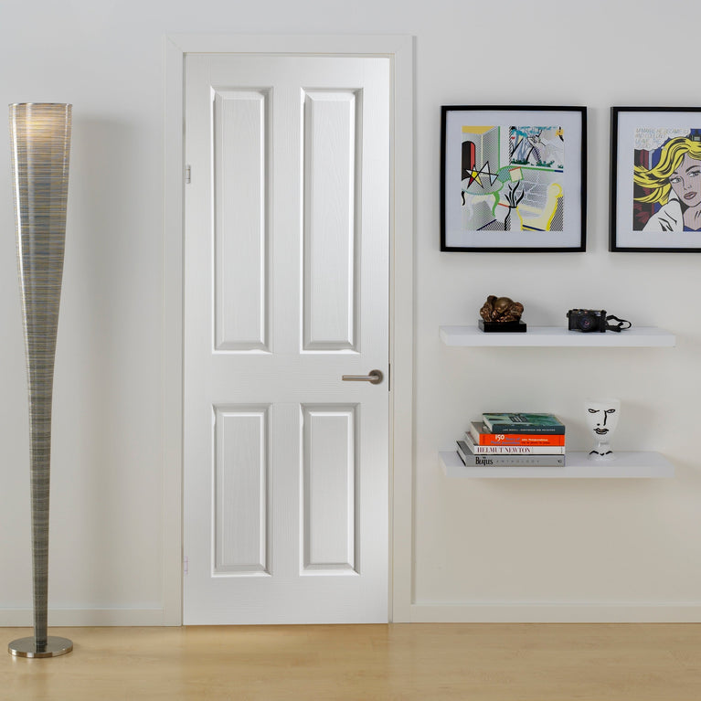 4 Panel Door FD30 Grained
