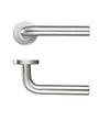 Radius Lever Handle with Satin Stainless Steel finish
