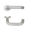 Return to Door Safety Lever Handle with Satin Stainless Steel finish