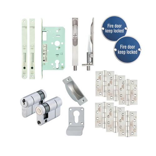 Riser Double Door Locked