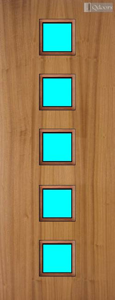 Sapele Veneer - 10G - Glazed Door (FD30) – Q Doors