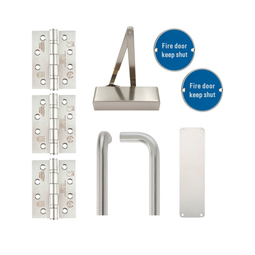 Stair Core Single Door Unlocked