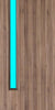 Walnut Veneer - 20G - Glazed Fire Door FD30