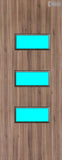 Walnut Veneer - 24G - Glazed Door (FD30)